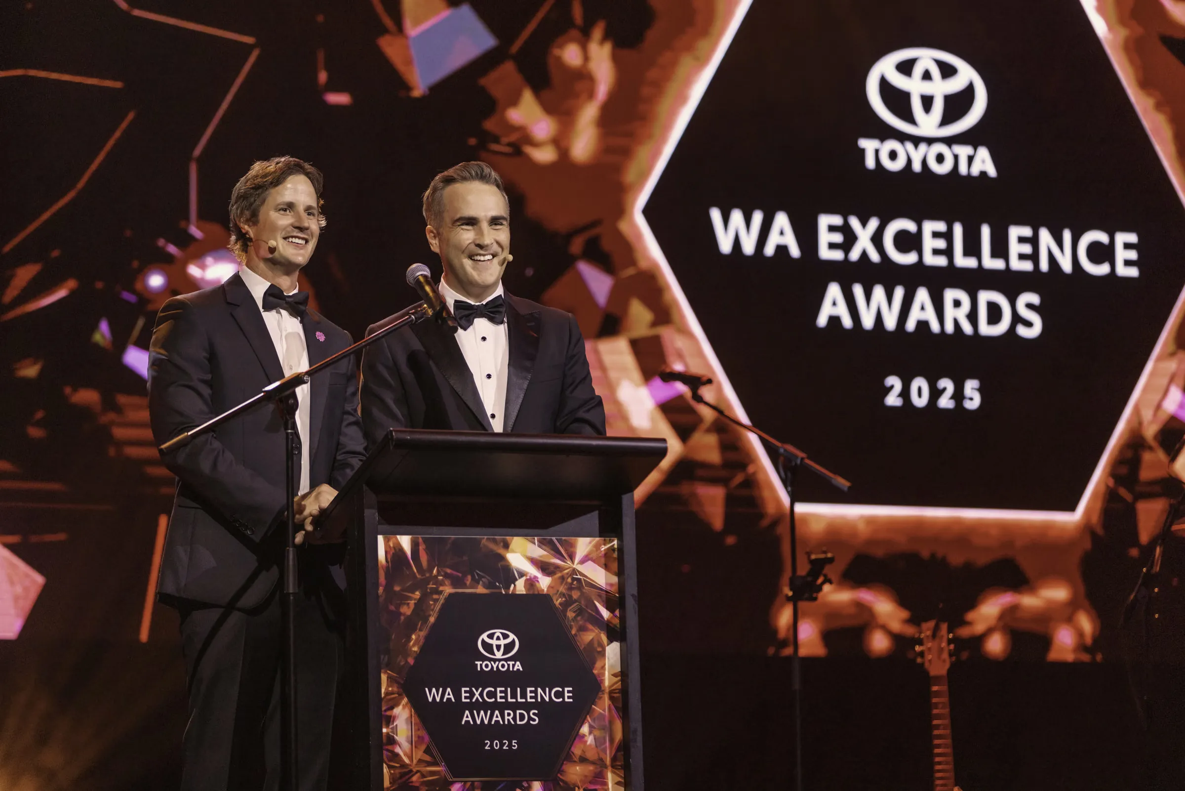 Ross Wallman presenting at a corporate conference